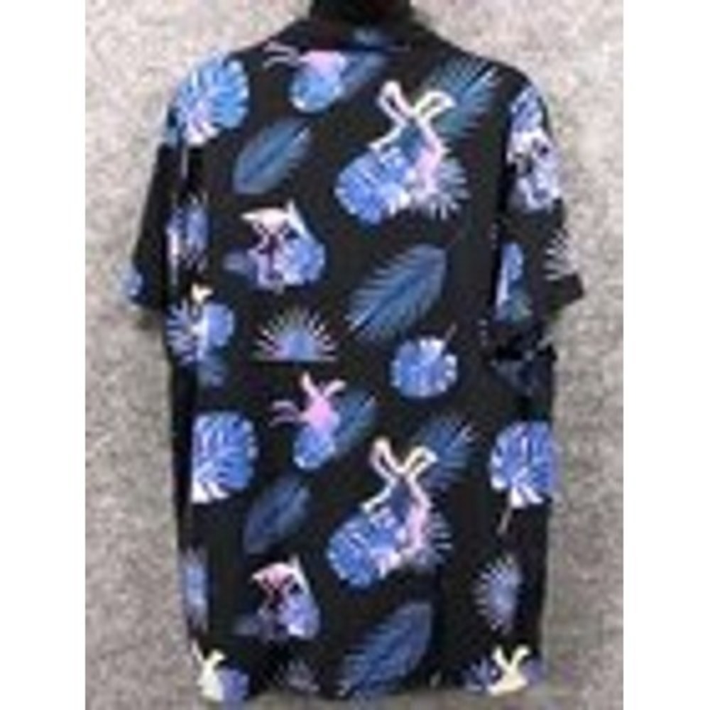 Tropical Floral Camp Shirt for Men's ,Sz M Short Sleeve‎ Button Down Hawaiian - Picture 4 of 7